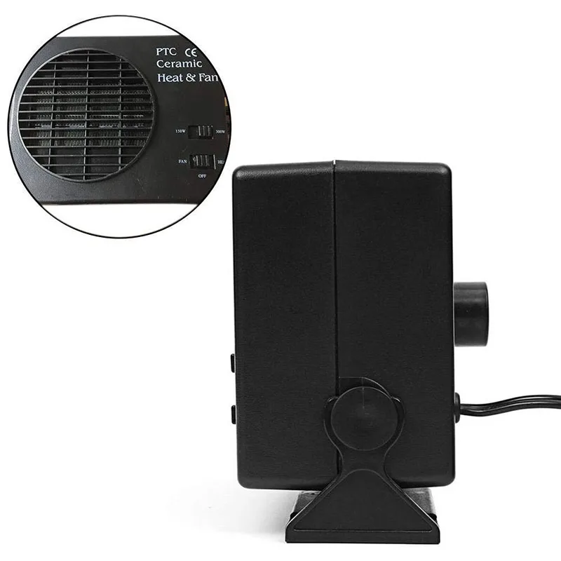 12V автомобильный обогреватель вентилятор 150W 300W Переключатель керамический