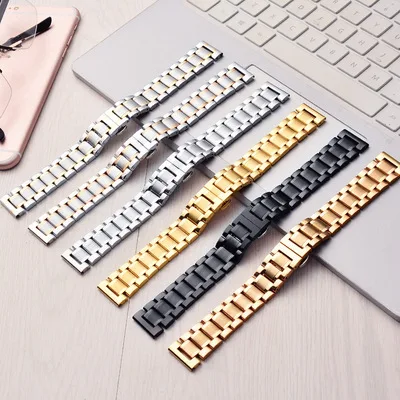 

20/22mm Metal Strap For Amazfit Bip S gts gtr 42mm 47mm Bracelet for xiaomi Amazfit Pace Stratos 3 2 GTR 2 2E GTR2 Strap