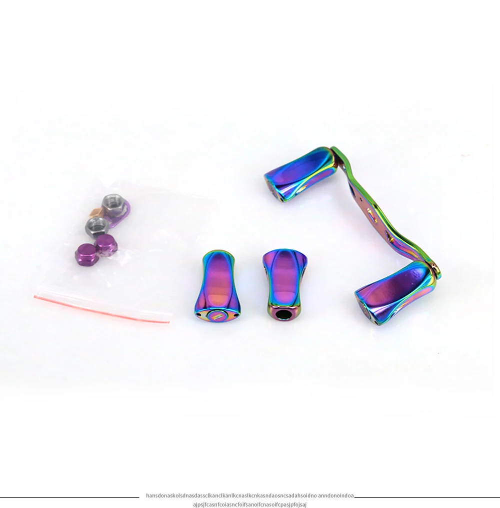 

WOEN Modified D/S/A brand Fishing reel handle Colorful color All metal Drum wheel Rocker arm Fishing gear accessories