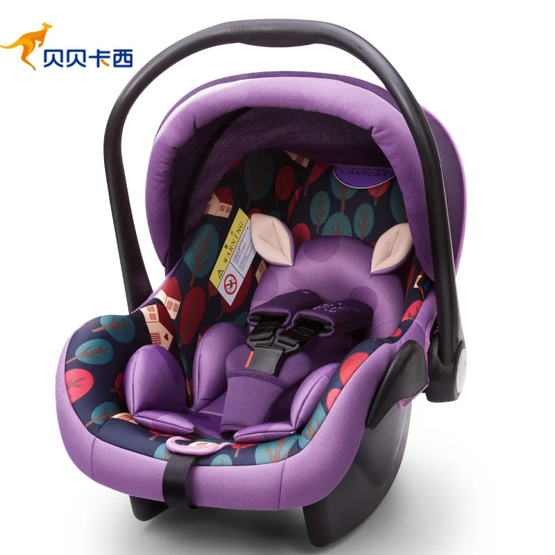 Child Star KS-2150 Baby Basket Safety Seat Portable Neonatal Baby Car Cradle Dairy Cow  Baby Car Seat  Baby Car Seat Cover