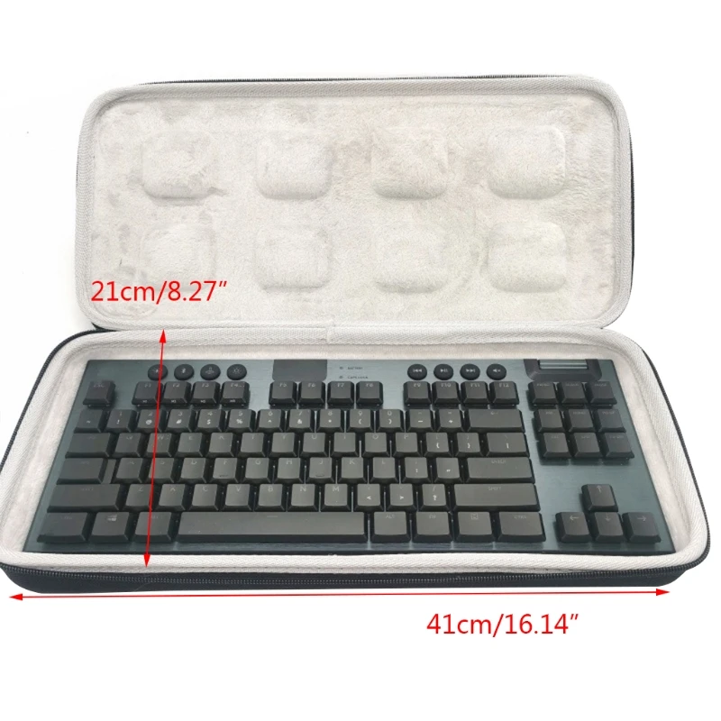 Protective Case for logitech G913/G913 TKL Wireless BT-compatible Keyboard EVA Hard Storage Bag Travel Home Office Use