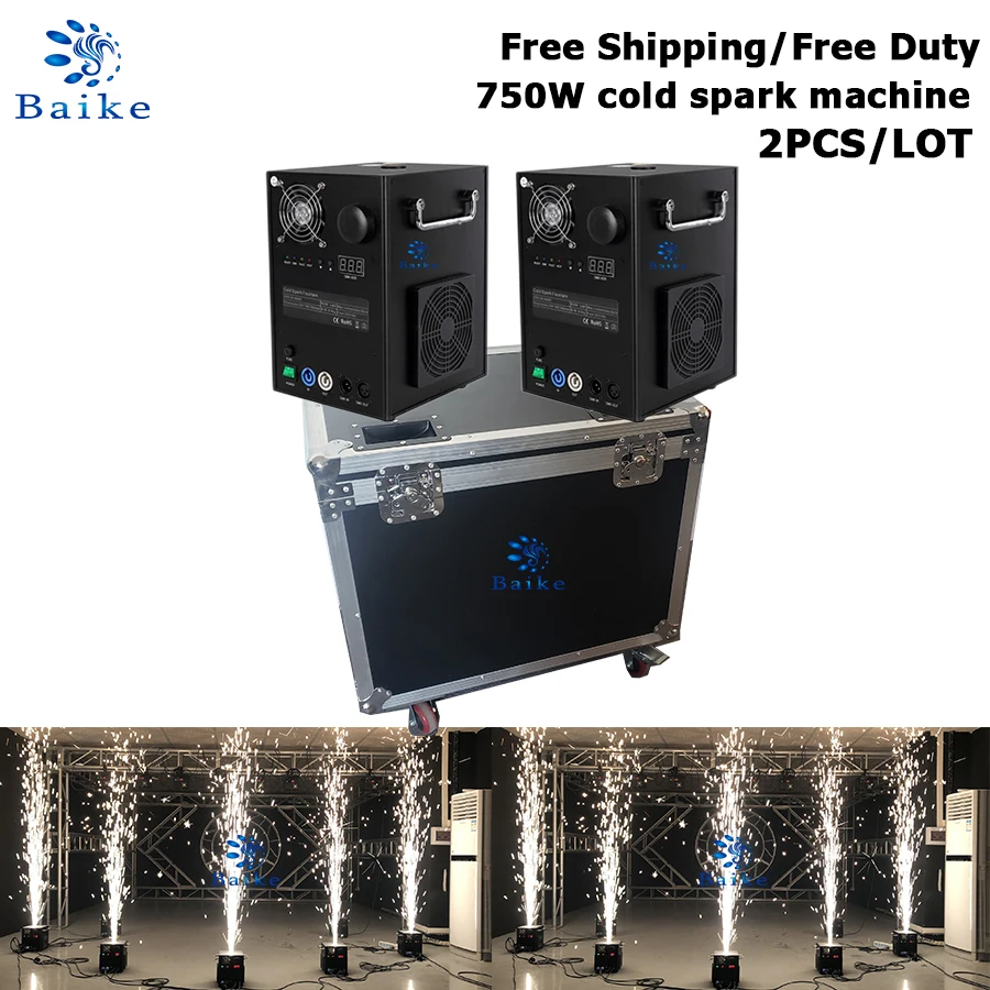 2 шт. аппарат для холодных искр 750 Вт