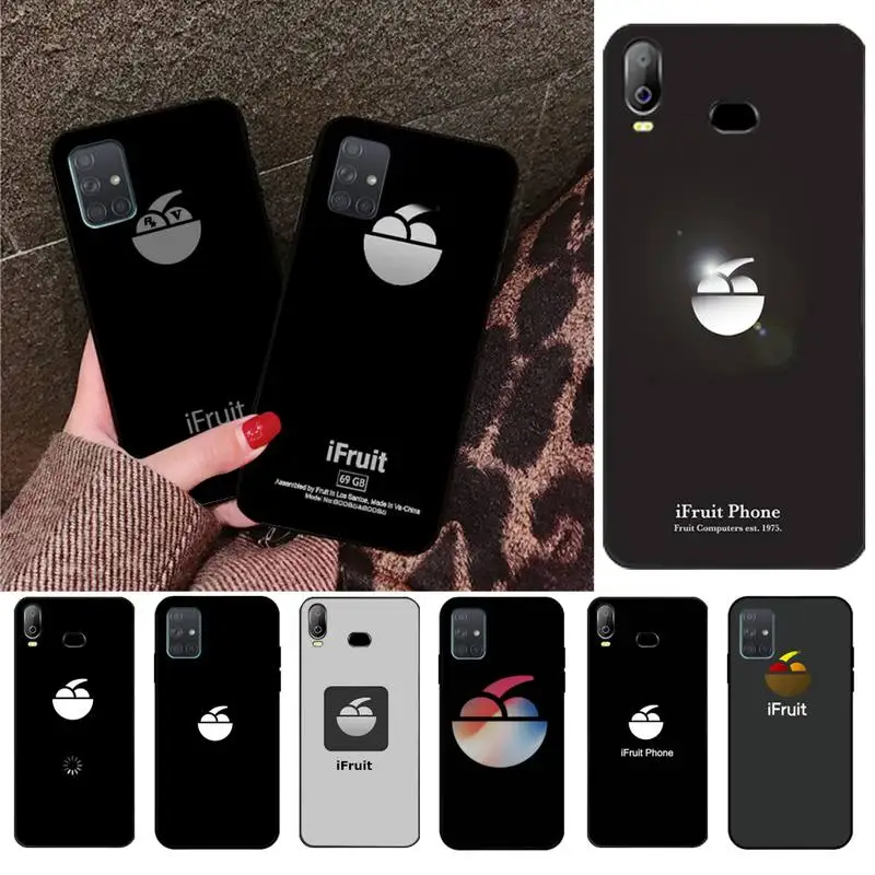 Мягкий чехол для телефона HPCHCJHM iFruit из GTA 5 с логотипом черный Samsung A10 A20 A30 A40 A50 A70 A80 A71
