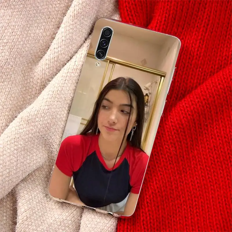 

Charli D Amelio fashion girl sexy Phone Case For Samsung Galaxy S5 S6 S7 S8 S9 S10 S10e S20 edge plus lite