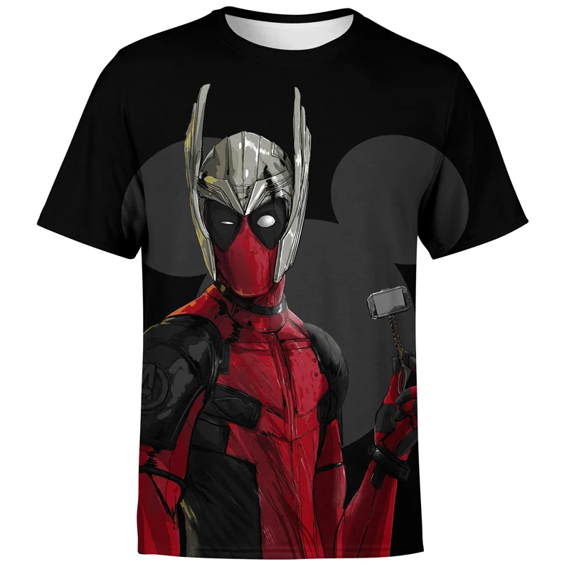 Одежда с 3d принтом модная футболка для мальчиков аниме человек пауком Детский