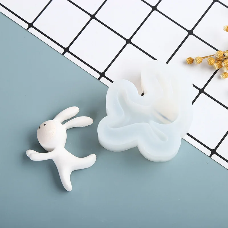 Силиконовая форма в виде кролика пасхального кролика|Формы для мыла| |
