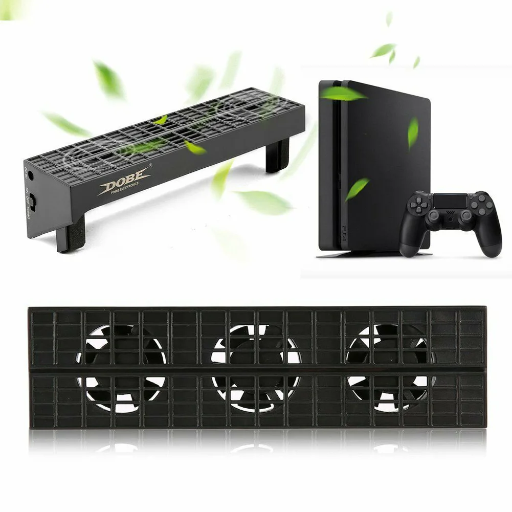 Новейшая мода PS4 тонкий внешний супер охлаждающий вентилятор турбоохладитель для PS4 тонкий игровой консоли