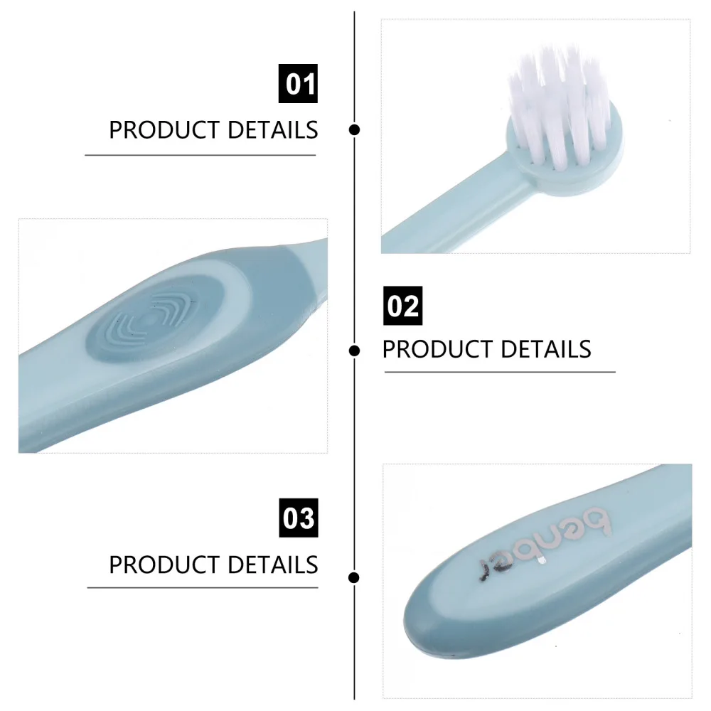 

4pcs Baby Tooth Super Fine Baby Tooth Brush Child Training Toothbrush