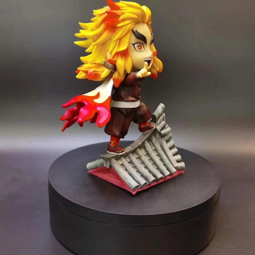 Такерлама 1 шт. 18 см убийца демонов Муген поезд Rengoku Kyoujurou фигурка Kimetsu No Yaiba