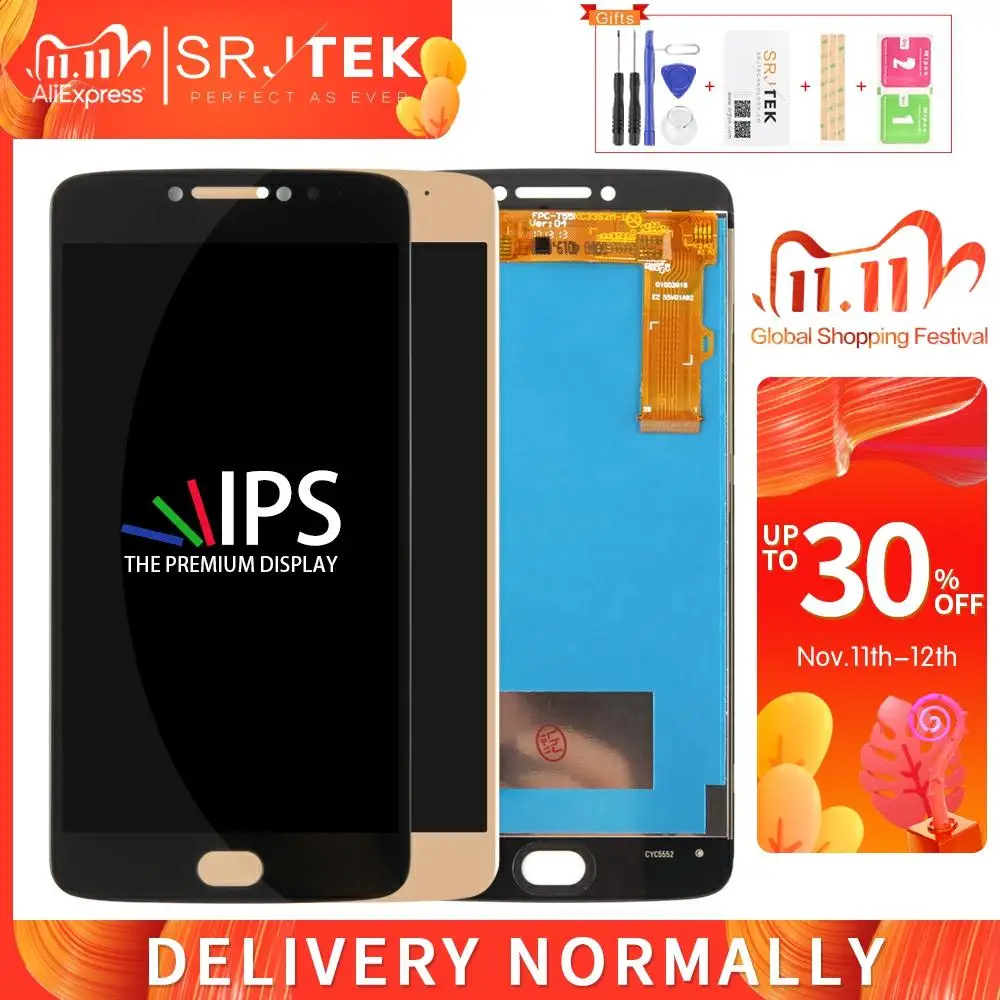 ЖК дисплей XT1770 для Motorola MOTO E4 Plus сенсорный экран с дигитайзером и сенсорной