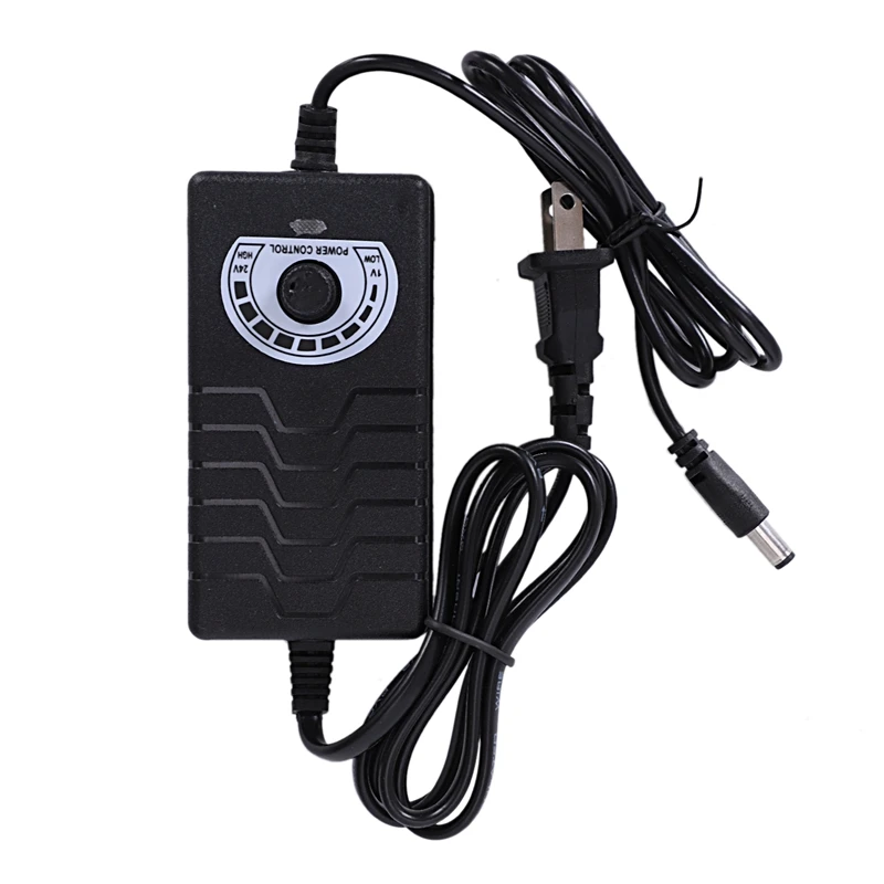 Регулируемый адаптер питания переменного тока в постоянный ток 100 240 В 1 24 2 а для