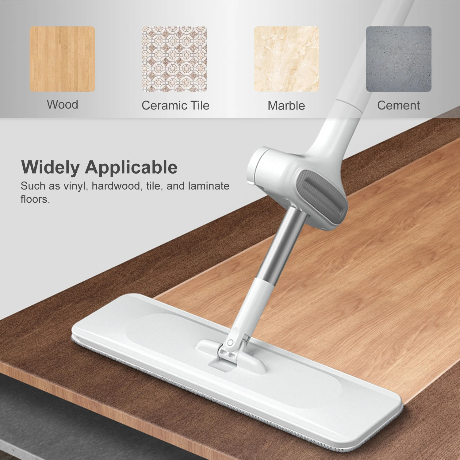 Швабра для мытья полов Системы моющиеся накладки многоразовые пыли швабры с