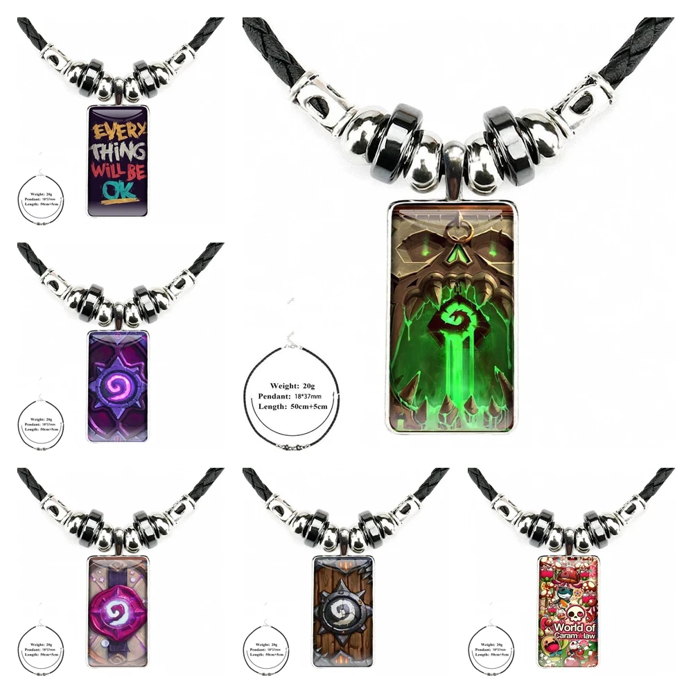 Ожерелье с длинной подвеской в виде героев из фильма Старт Hearthstone для девочек