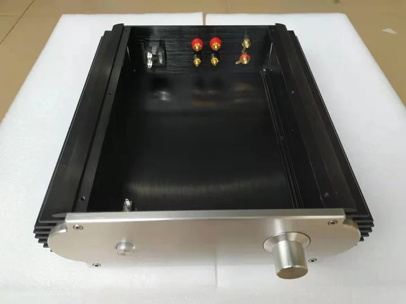 BRZHIFI BZ2208 алюминиевый чехол с двойным радиатором для усилителя мощности класса A