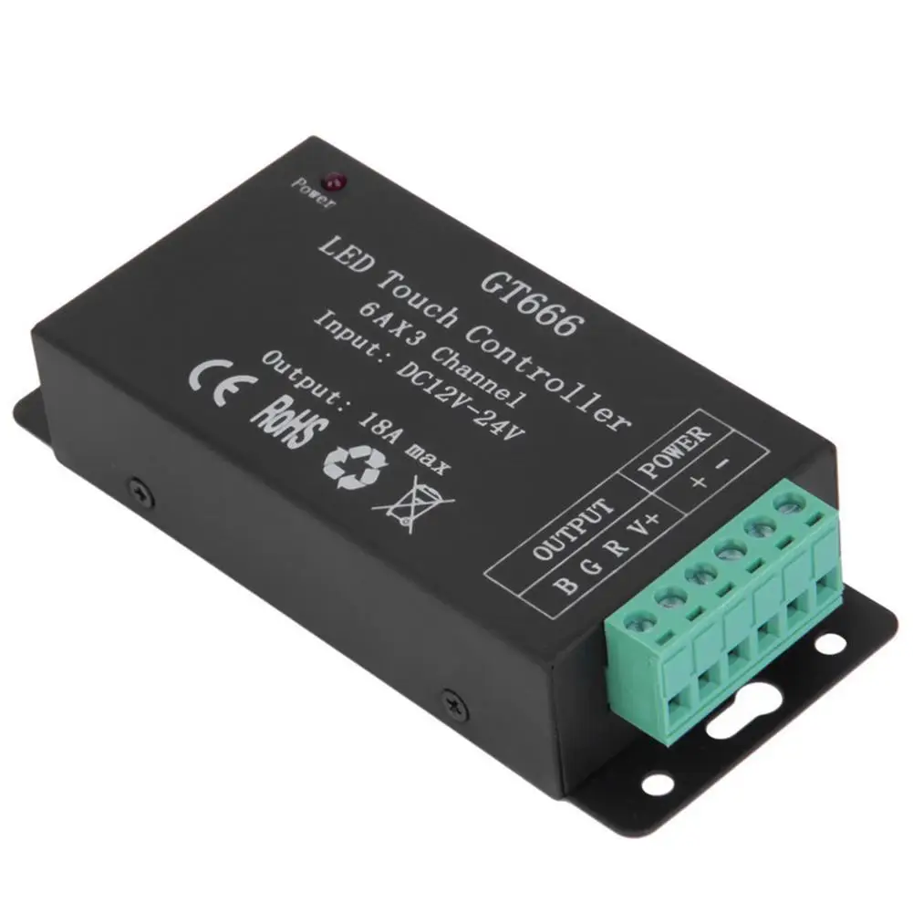 DC12 24V 18A РЧ пульт дистанционного управления беспроводной сенсорной панелью