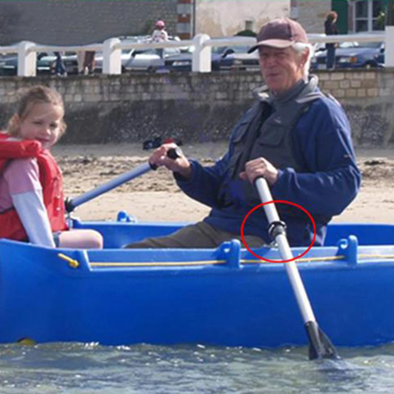 

Silver Stainless Steel Side Mount Rowlock Socket Support Bracket Oar Rowlock