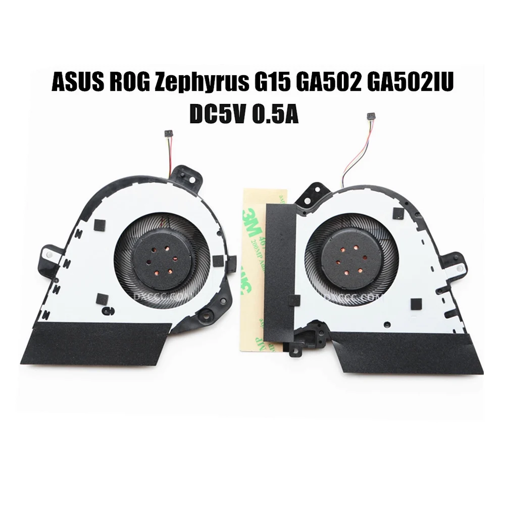 Кулеры 13NR03V0T020011 для ASUS ROG Zephyrus G15 GA502 GA502IU вентиляторы охлаждения ЦП и ГП ПК 6033B0079901 5