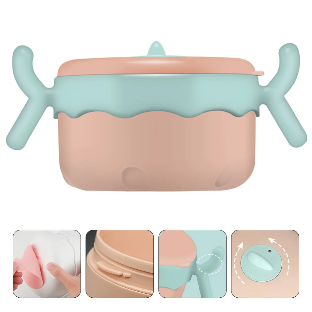 

1pc Feeding Insulation Bowl Non-slip Warming Plate Warming Plate Dinnerware Dishes for Toddler Kids Baby