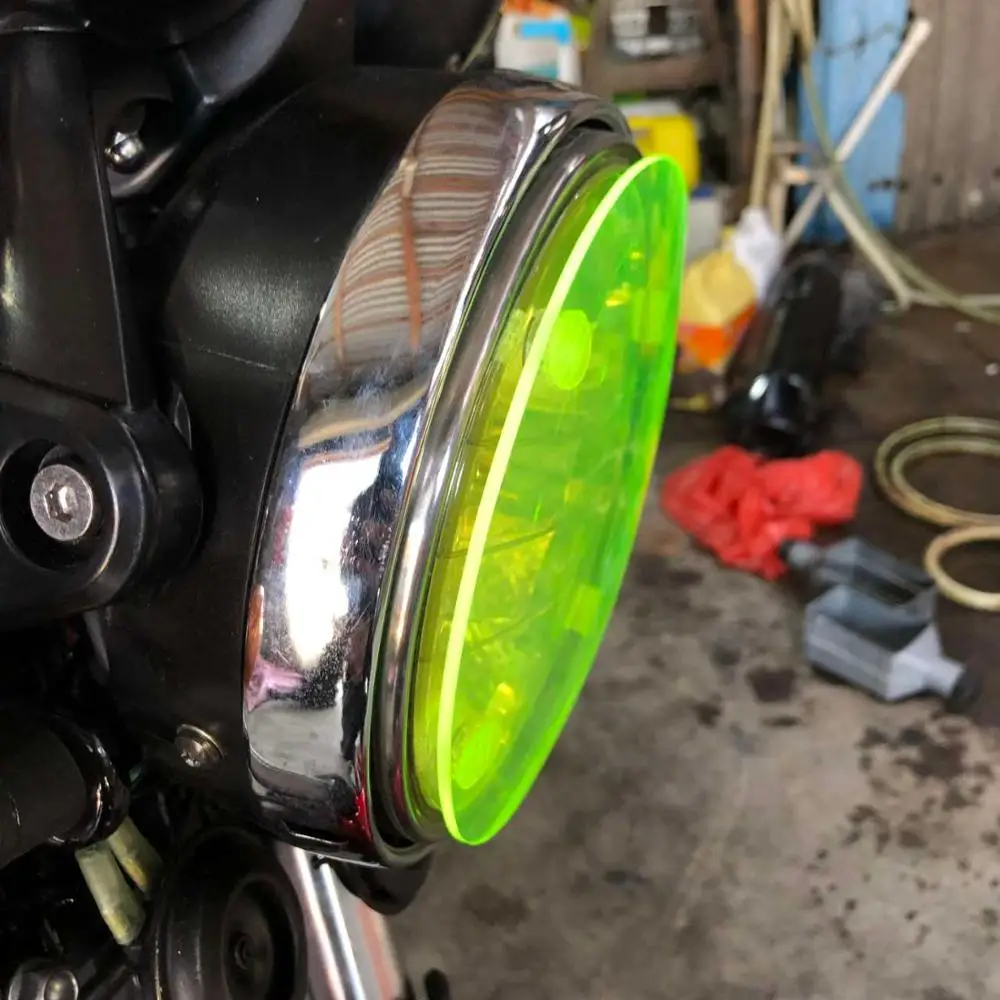 

For NTV600 NTV 600 Revere 1988-1992 Motorcycle Accessories Headlight Protector Cover Screen Lens Round lamp protection