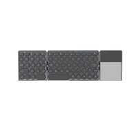 portable foldable bluetooth compatible keyboard thin ultra light for ipad iphone compatible with ios android windows tablet