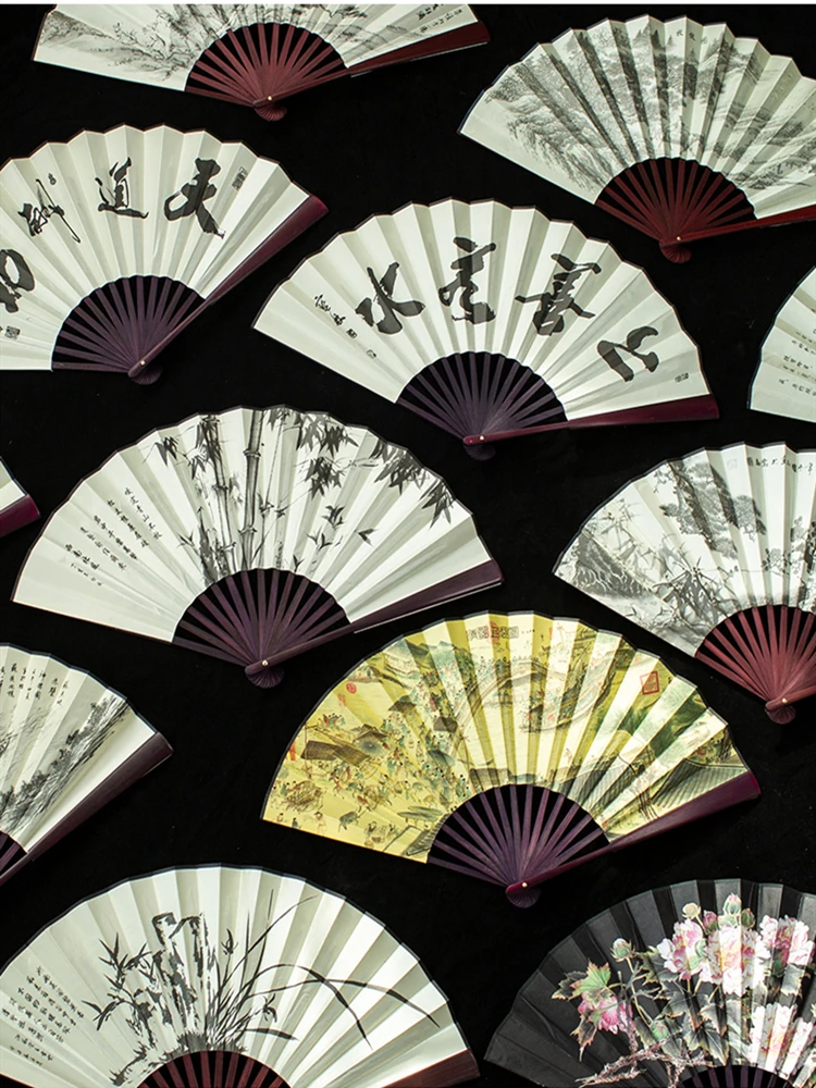 30 шт. декоративный Шелковый складной веер для танцев|fan for wedding|fan homefan fan |