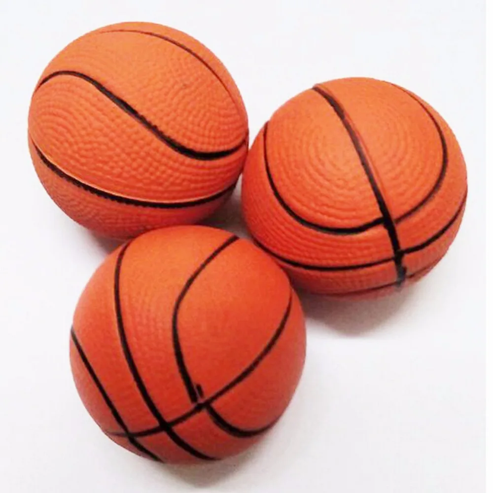 6 3 см Джамбо мягкий сжимающий мяч Баскетбольный оранжевые руки запястья - Фото №1