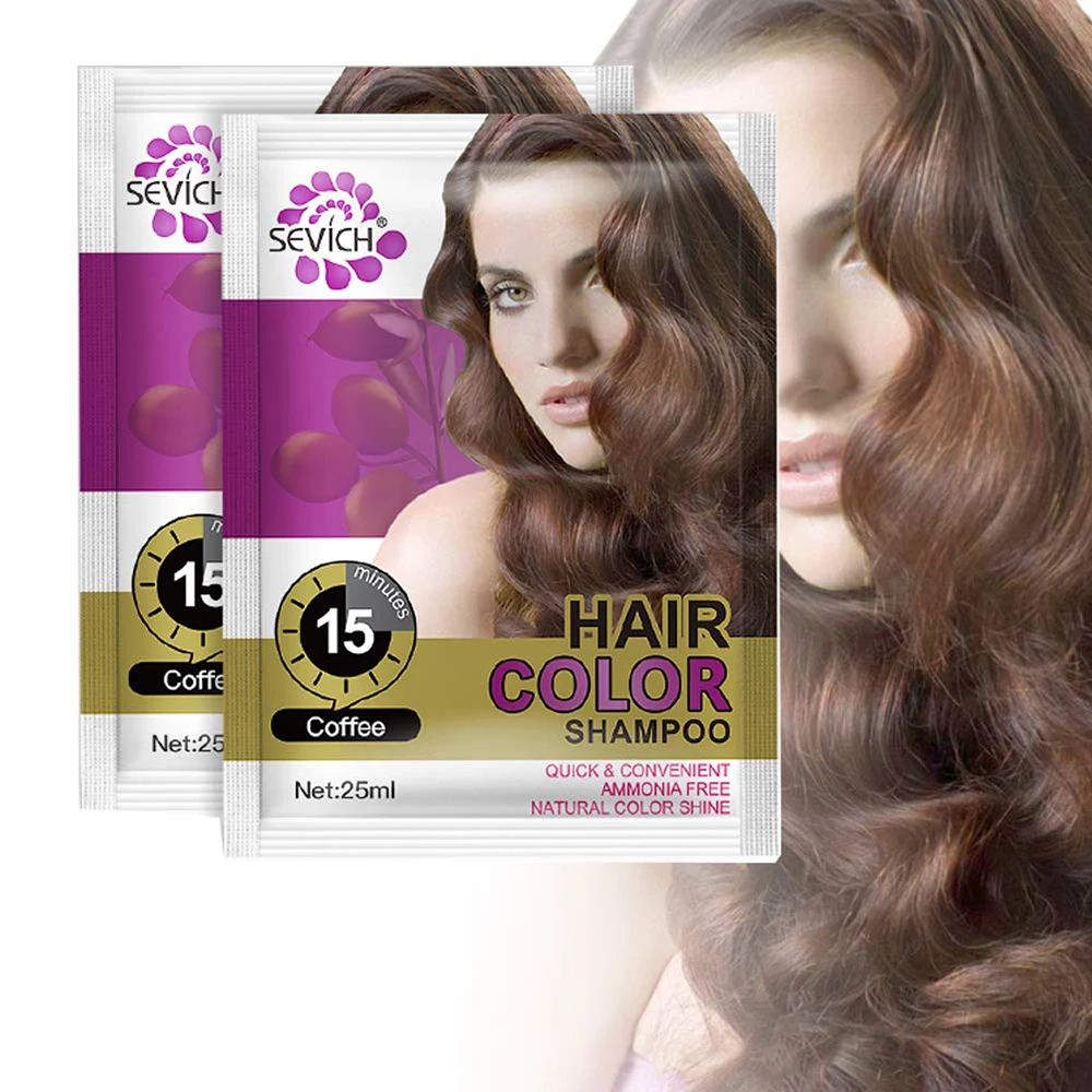 Sevich 25 мл практичный цветной воск для волос одноразовый лосьон окрашивания сделай