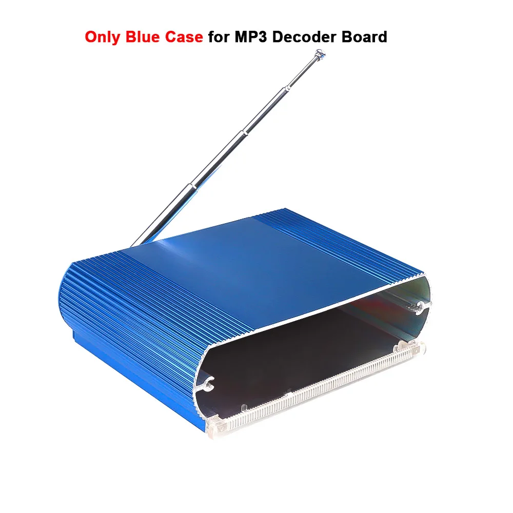 only Blue Case Цветной экран, 5 В, MP3 декодер, плата записи, кардридер, 12 В, Bluetooth модуль, аудио аксессуары, громкая связь с микрофоном, FM, TF, USB, AUX - Цвет: only Blue Case