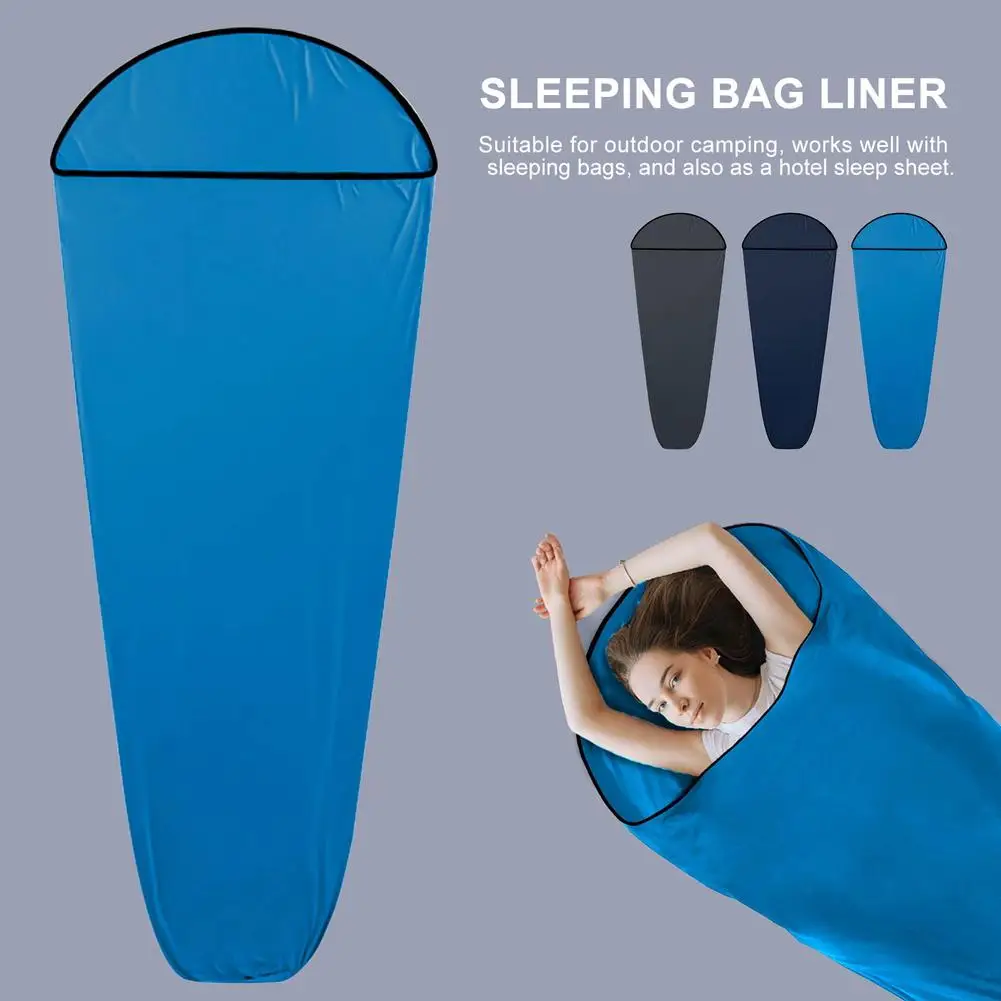 

200x80cm Ultralight Sleeping Bag Portable Outdoor Camping Hiking Hotel Single Liner Folding Travel Envelope Sleep Bags Dropship