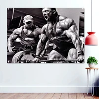 best bodybuilding motivational wallpaper banner flag gym wall background hanging painting sport fitness workout poster tapestry