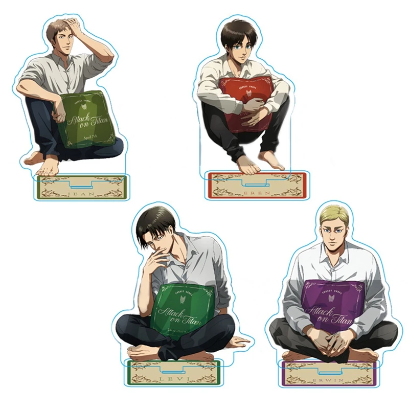 Аниме Обувь для косплея по аниме атака на Титанов акриловая модель подставке