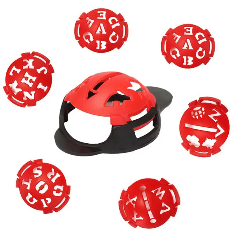 

6pcs/set Golf Ball Liner Marker Multi-Template Drawing Alignment Marks Sign Tool Golf Scriber Accessories