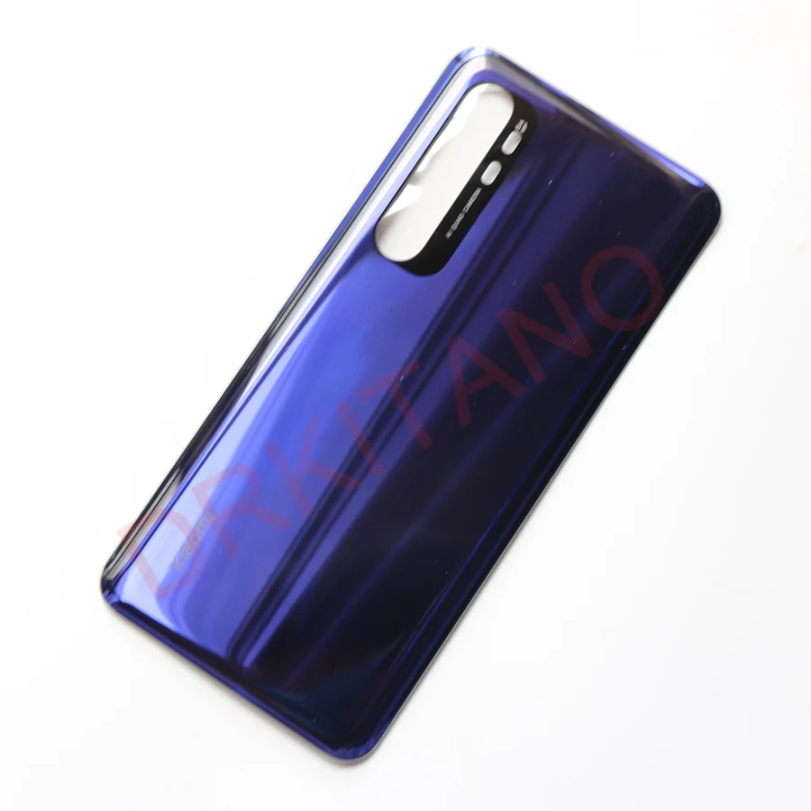 Новинка заднее стекло для Xiaomi Mi NOTE 10 Lite Крышка батарейного отсека задняя панель