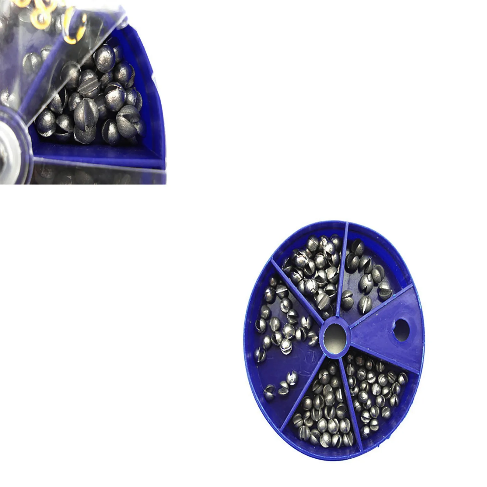 1 шт. коробка рыболовных свинцовых грузил рыболовные яйца пулевые снасти грузила