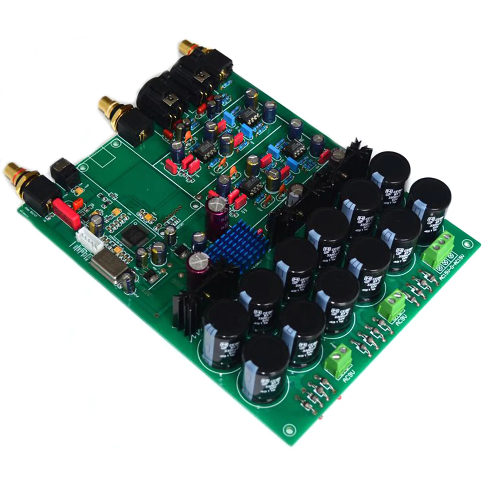ES9038PRO сбалансированная Плата декодера DAC совместимая с USB картой Amanero