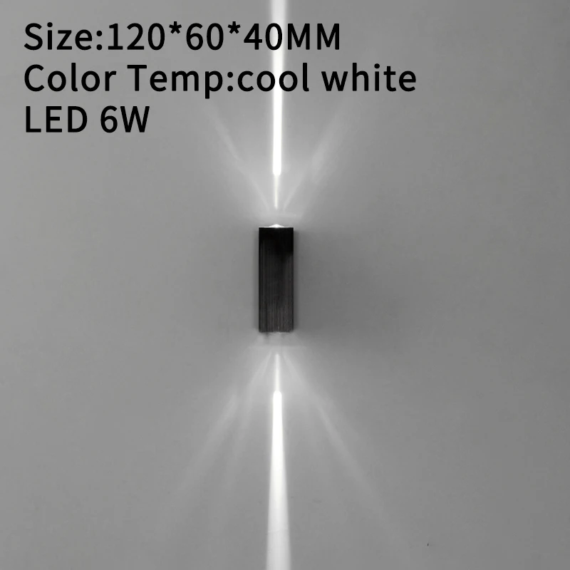 Вверх и вниз водонепроницаемый светодиодный настенный светильник наружный