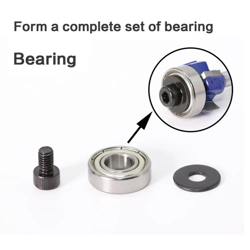 

Хвостовик 8 мм, высокое качество, деревообрабатывающий Фрезерный резак R1mm R2mm R3mm, обрезка ножа, кромка, триммер, 4 зубца, деревообрабатывающий фрезерный станок