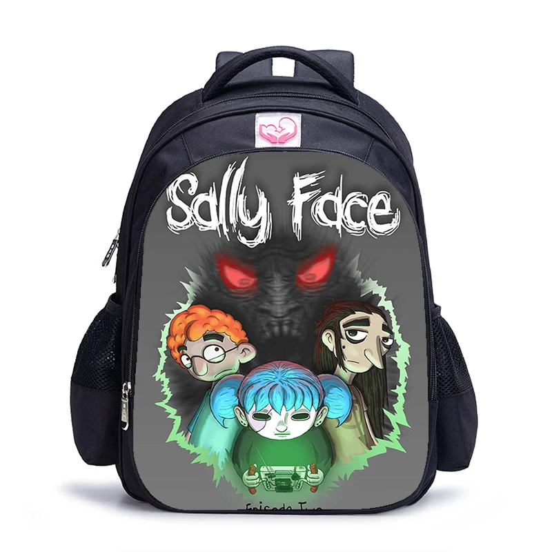 

16 inch Sally Face Children Book Backpack Student Schoolbag Teenager Boys Girls Shoulder Bags Orthopedic Mochila