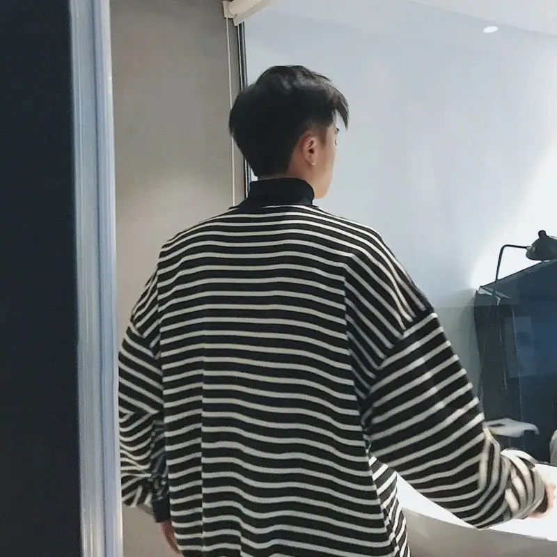 Футболка мужская с длинным рукавом Повседневная универсальная рубашка в стиле