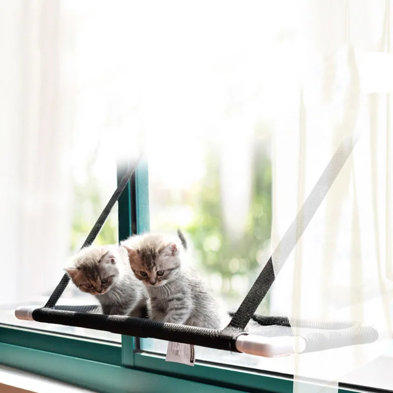

Cats Hanging Beds Mounted Seat Home Pet Hammock Mount Window Bed Cute Cat Suction Cup Lounge Kitten Accessories Supplies