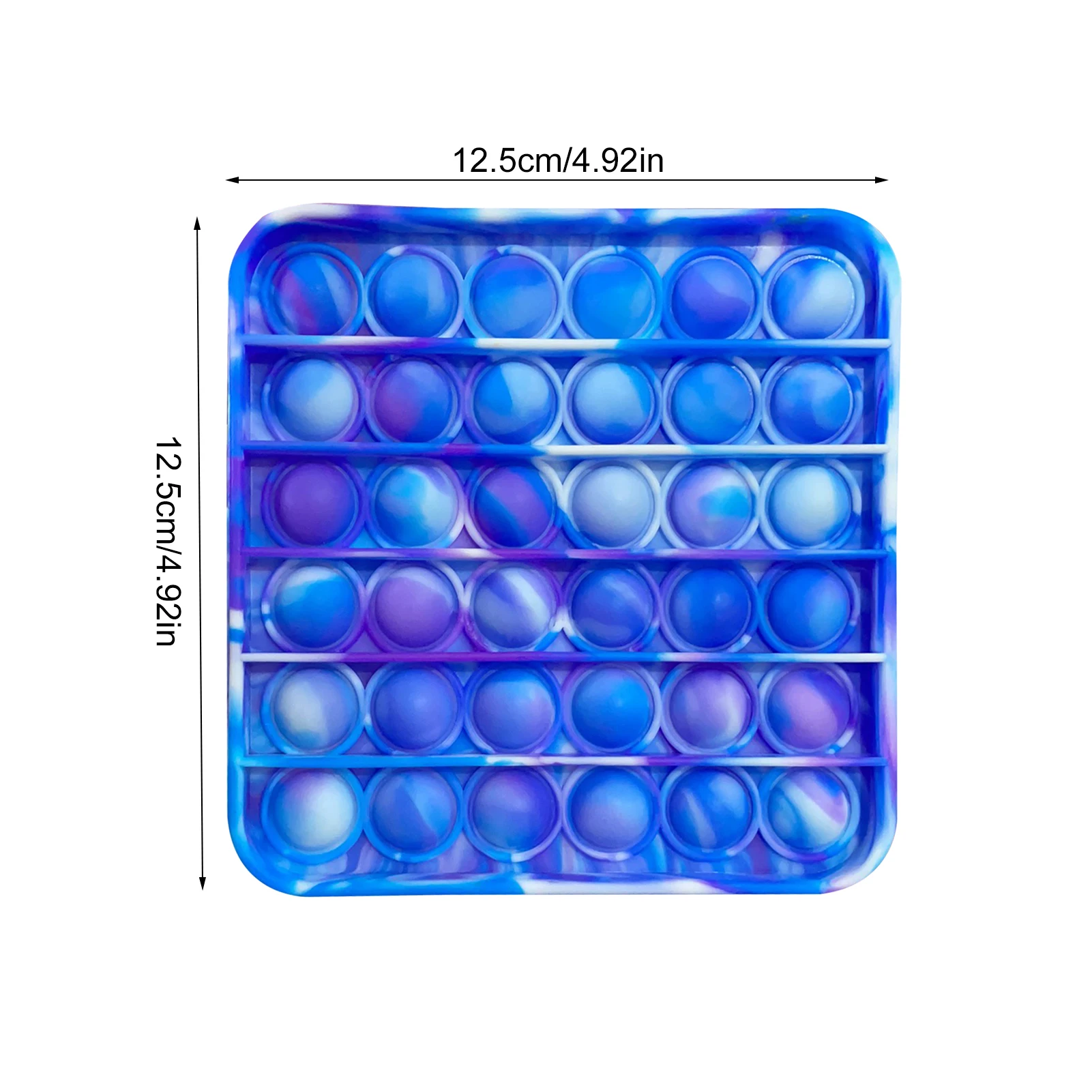 

Push Bubble Pop Fidget Sensory Toy Stress Reliever Kid Adult Antistresse Game Simple Dimple Silicone Toy Party Gift