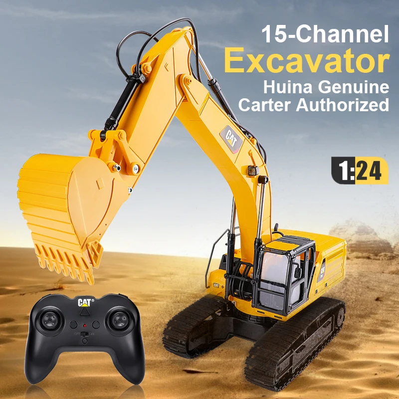 

1:24 RC Truck Radio Controlled Excavator Bulldozer Caterpillar Dumper Tractor Engineering Vehicle Car Model Toy for Children Boy