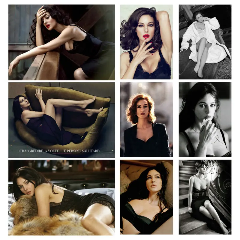 Картина на холсте Моника беллучки модель Moive Star Италия 2000 малена сексуальная