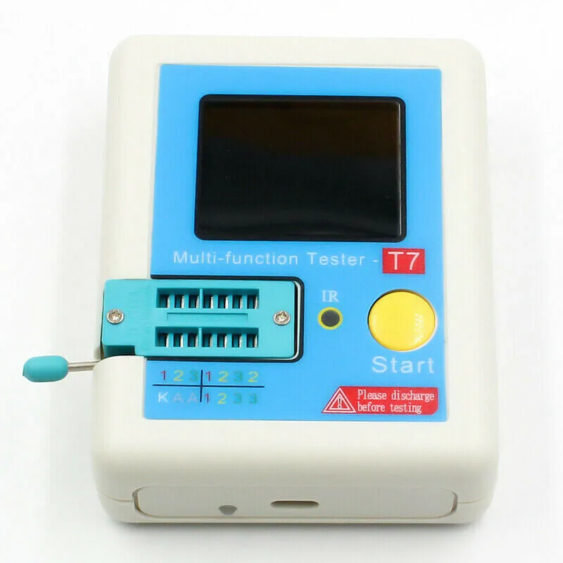 

4Pcs LCR-T7 Transistor Tester TFT Diode Triode Capacitance Meter LCR ESR Tester Kit For Detecting NPN And PNP Transistors