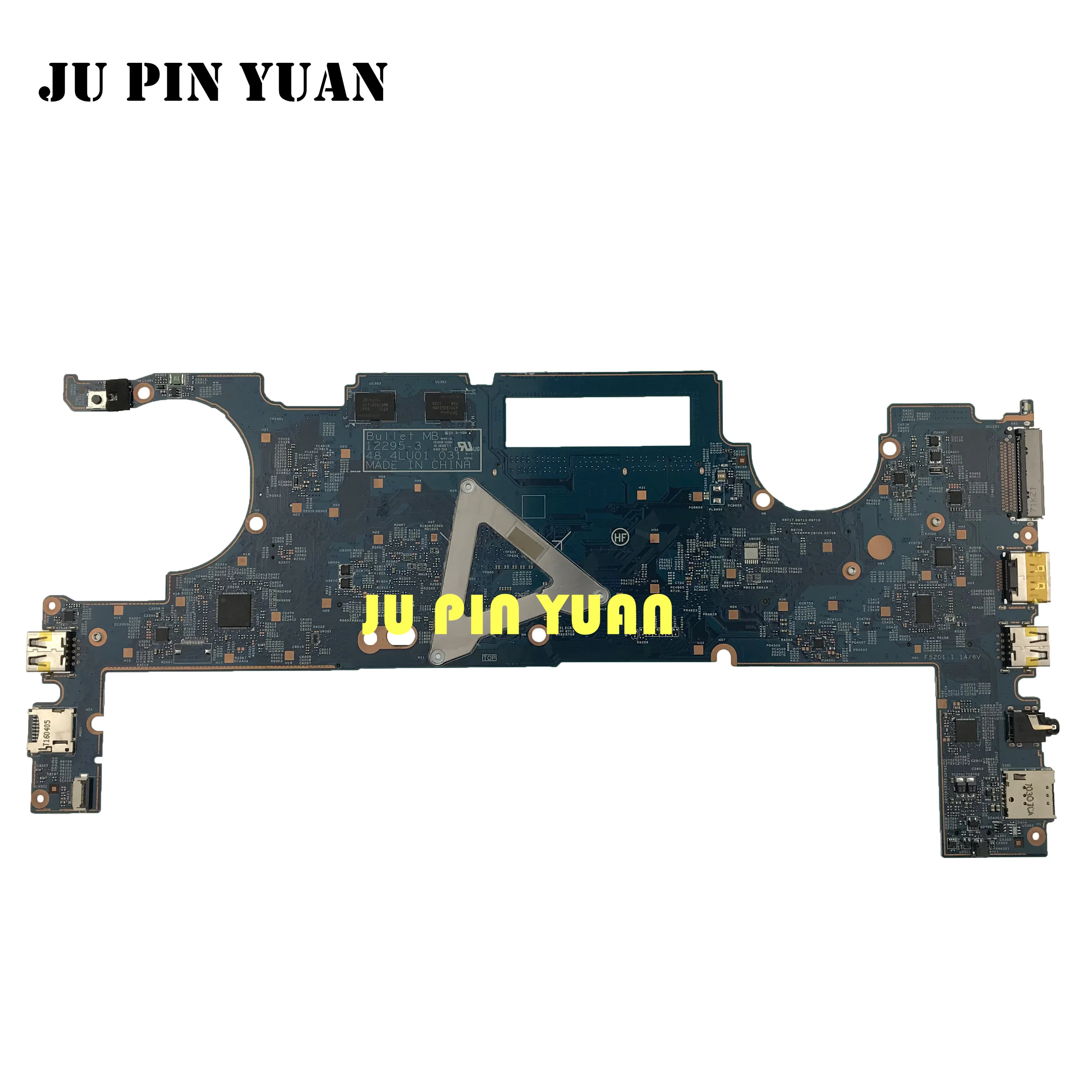 

JU PIN YUAN For EliteBook 1040 G1 Laptop motherboard 739580-601 739580-001 12295-3 48.4LU01.031 I5-4300U CPU working
