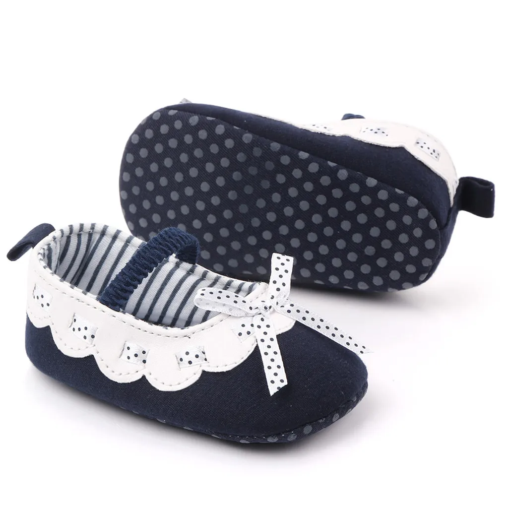 

Spring Autumn Toddler Girls Shoes Infant Newborn Flats Shoe Kawaii Bow-knot Dress Shoes for Baby Girl First Walkers Tenis Bebebs