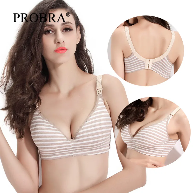 

Cotton Pregnancy Maternity Breastfeeding Bras Nursing Women soutien gorge allaitement Pregnant Sleep Underwear Feeding Lingerie