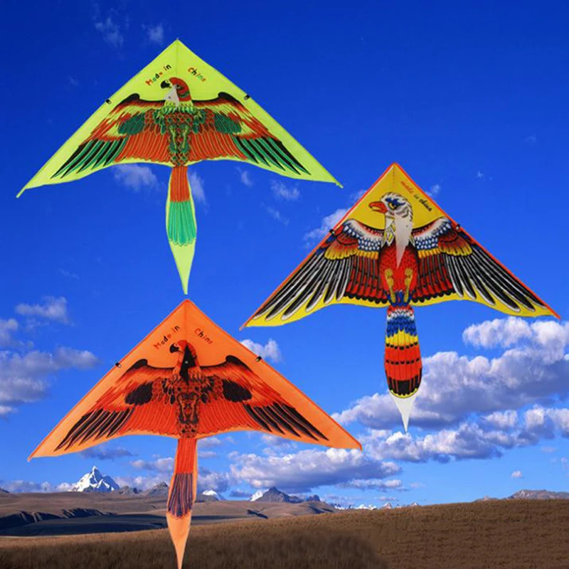 

1Pc Big Flat Eagle Bird Kite Children Flying Bird Kites Windsock Outdoor Toys For Kids Gift Garden Cloth Toys Random Color