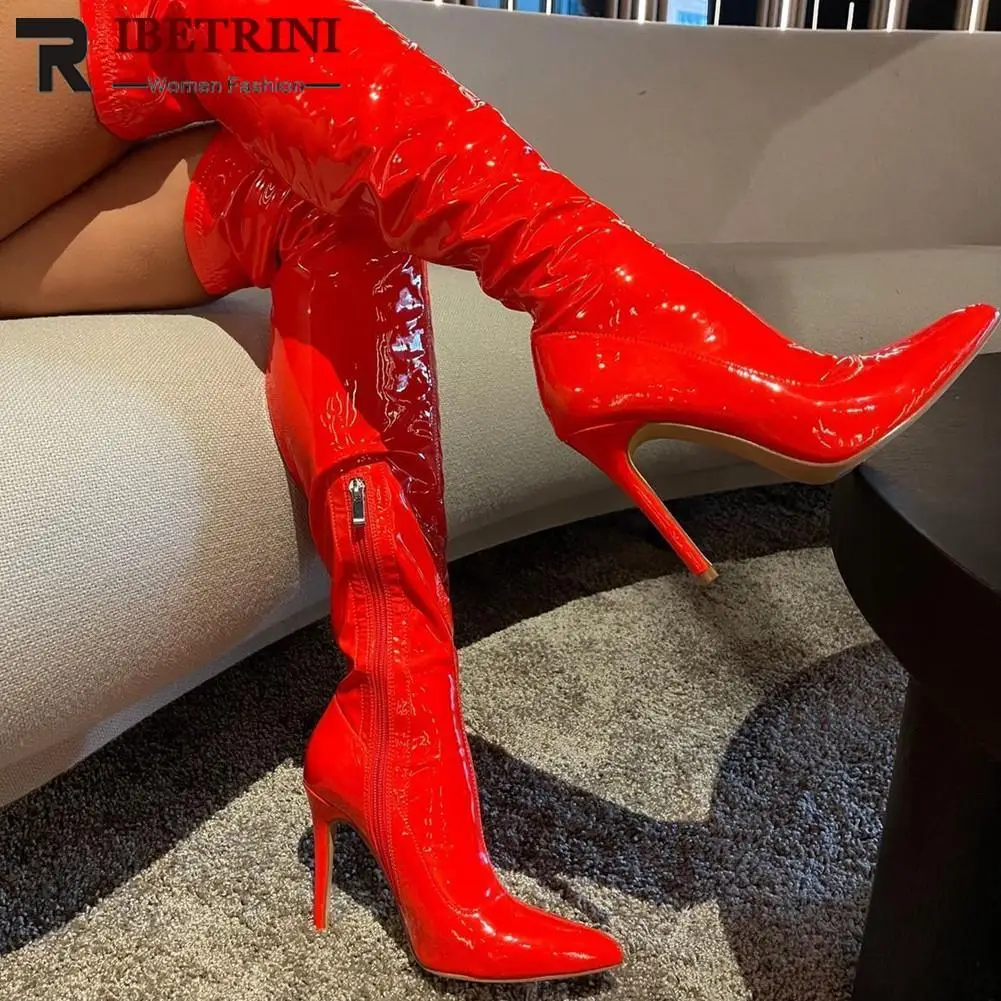 

Female Boots For Women Over The Knee High Pointed Toe Thin Heel Boots Winter Sexy Party Club Women's Shoes 2022 New Arrivals
