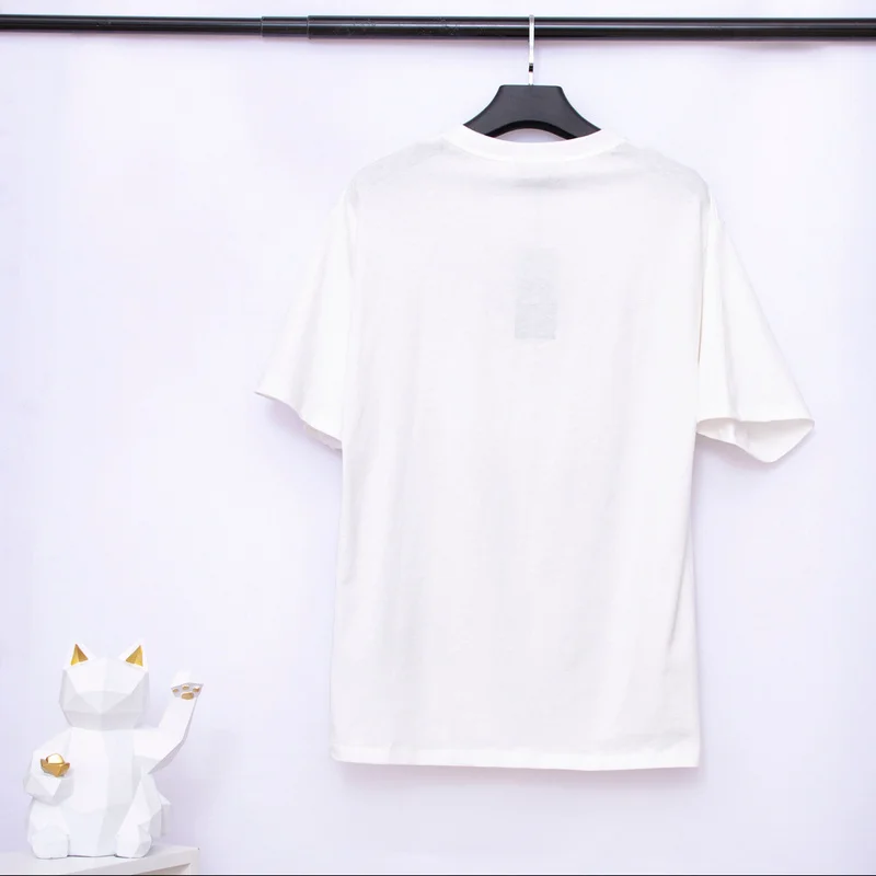 

Summer t shirt women men simple solid o-neck cotton match basic tshirt Cartoon Luxury Design